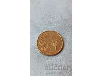 САЩ 25 цента 2000 P South Carolina