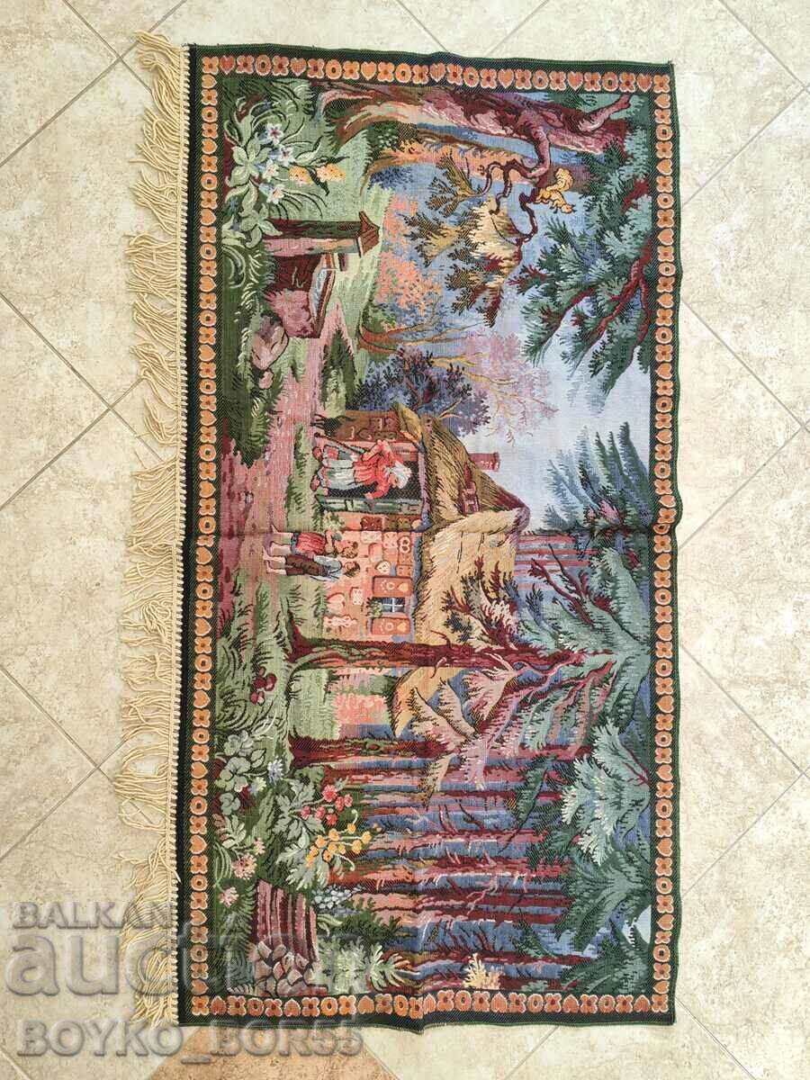 Auction NEW Large Antique Hansel and Gretchen Rug Auction NEW Large Antique Hansel and Gretchen Rug