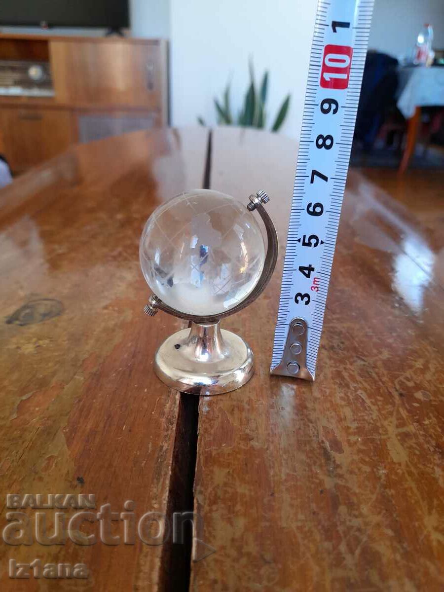 Old glass globe, souvenir with price 20.00 BGN | € 10.23