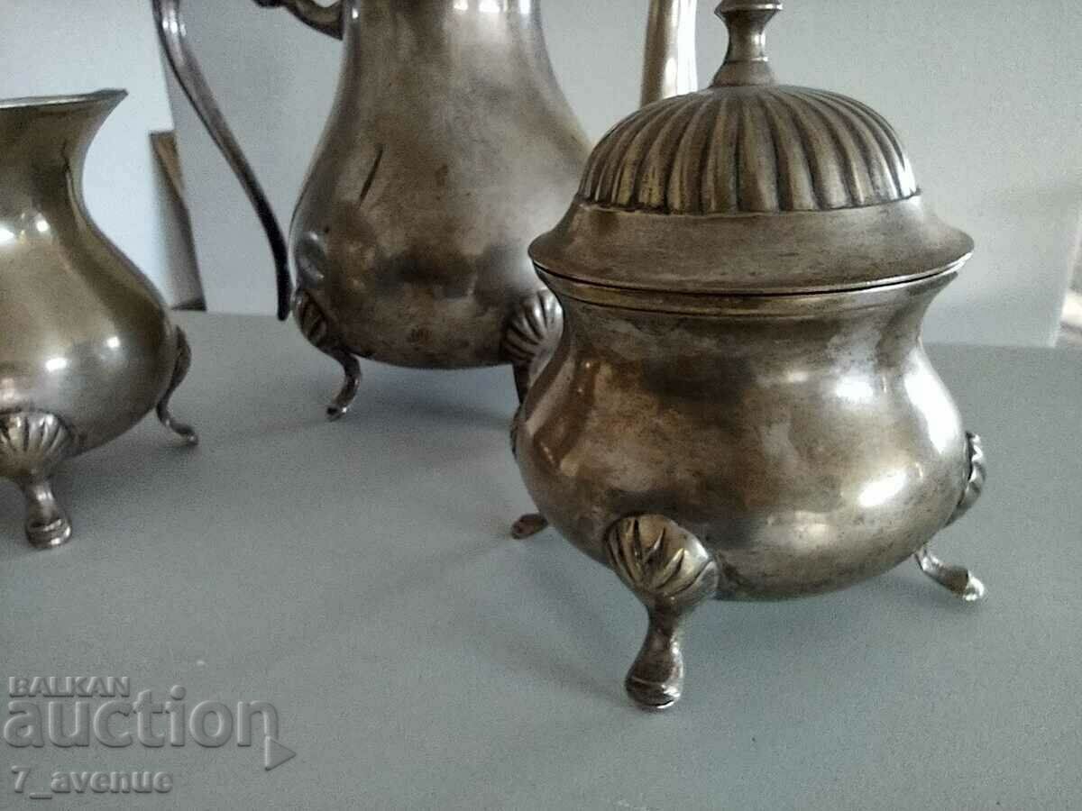 Delivery of SERVICE silver plated, sugar jug, cream dish, DjKv Delivery of SERVICE silver plated, sugar jug, cream dish, DjKv