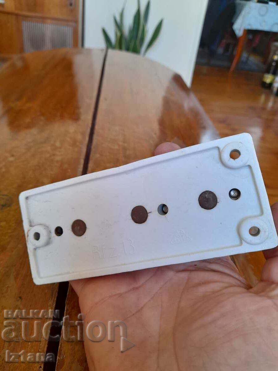 Old porcelain antenna switch, switch - 6 Old porcelain antenna switch, switch - 6