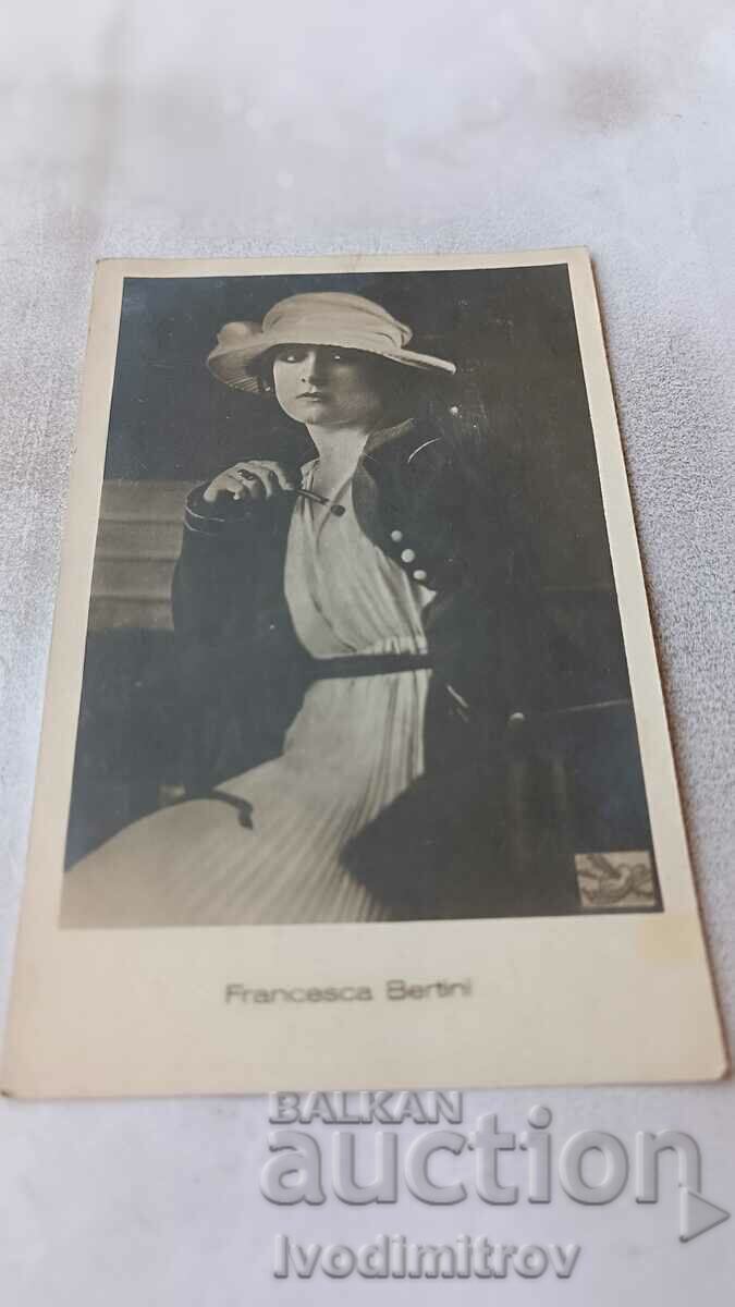 Пощенска картичка Franceska Bertini 1925