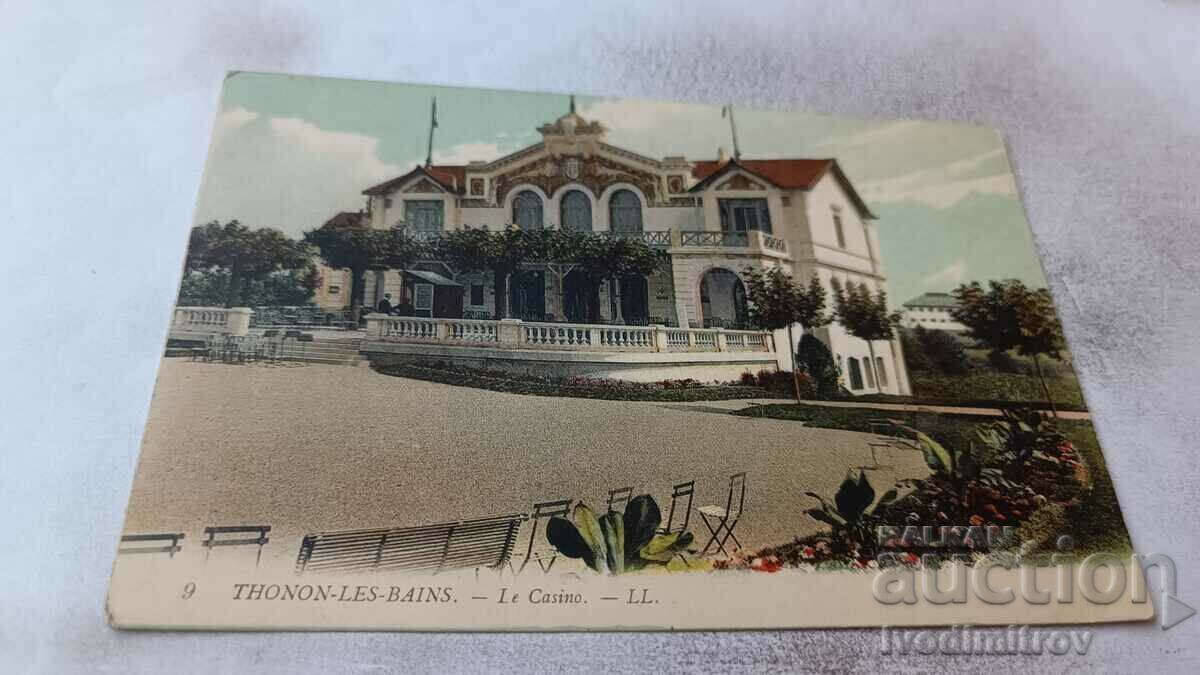 Postcard Thonon-Les-Bains Le Casino