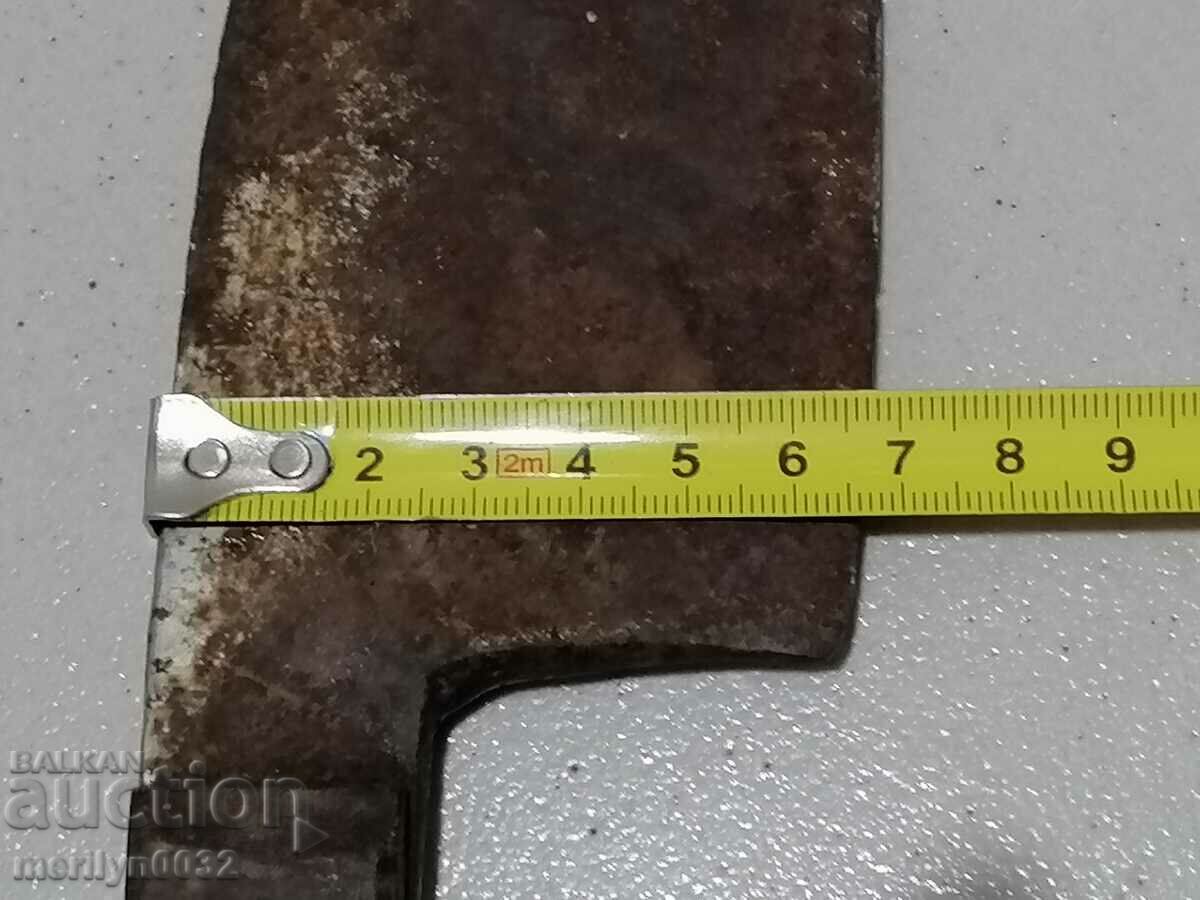 Old forged saber, axe, axe, knife, machete - 5 Old forged saber, axe, axe, knife, machete - 5