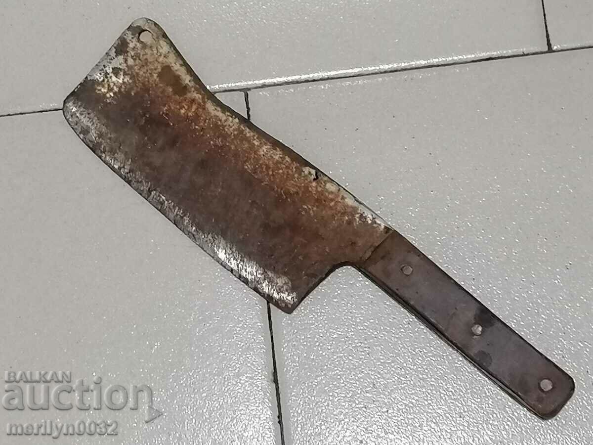 Old forged saber, axe, axe, knife, machete - 6 Old forged saber, axe, axe, knife, machete - 6