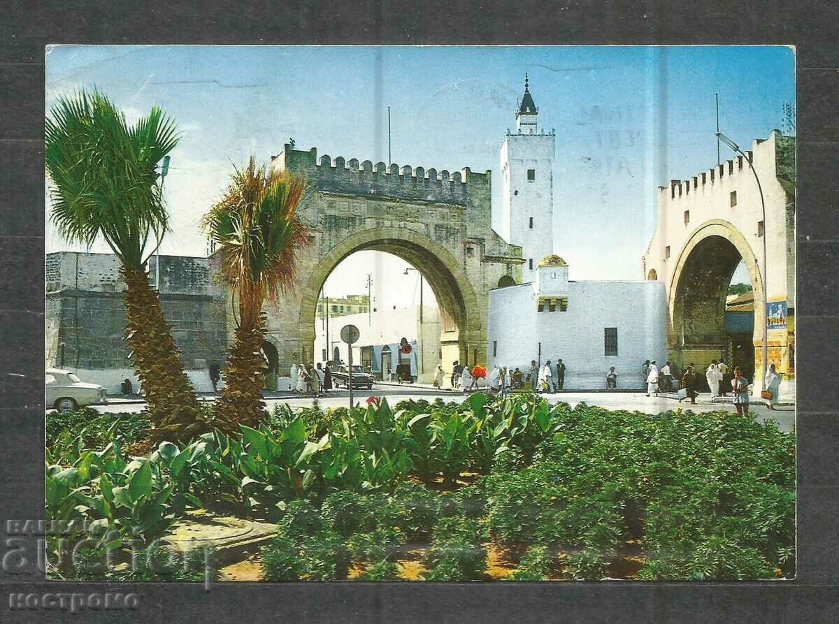 Ταξιδευμένη ταχυδρομική κάρτα Τύνιδα - A 818