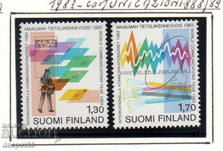 1983. Finland. World Communications Year.