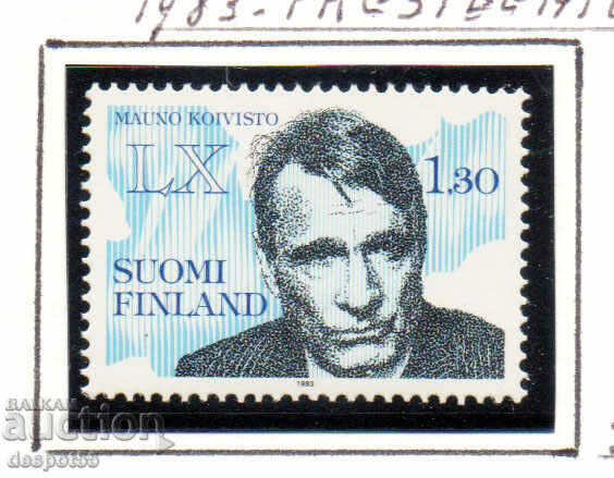 1983. Finlanda. 60 de ani de la nașterea lui Mauno Koivisto.