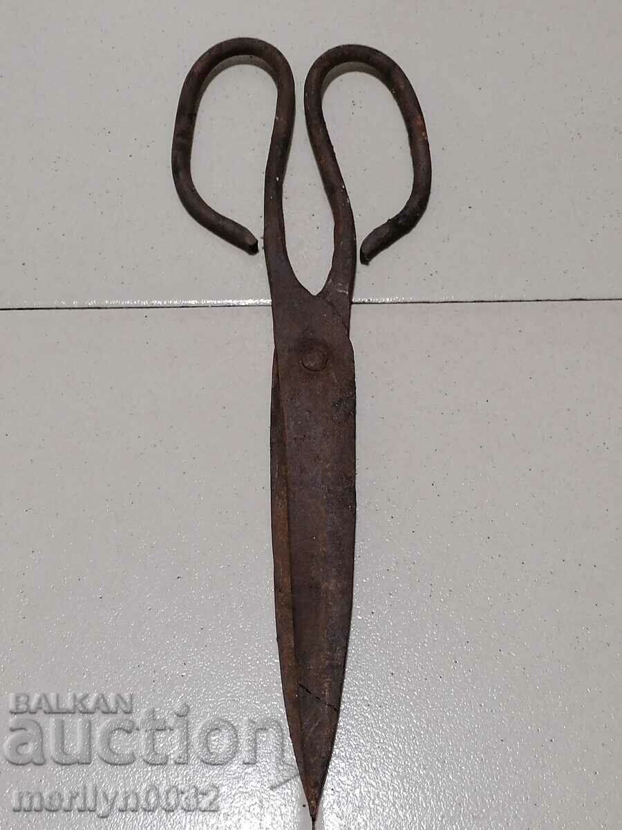 Antique forged scissors wrought iron scissors