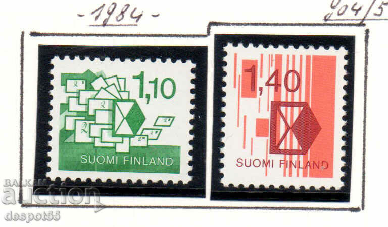 1984. Finland. The reform of the classification of letters.