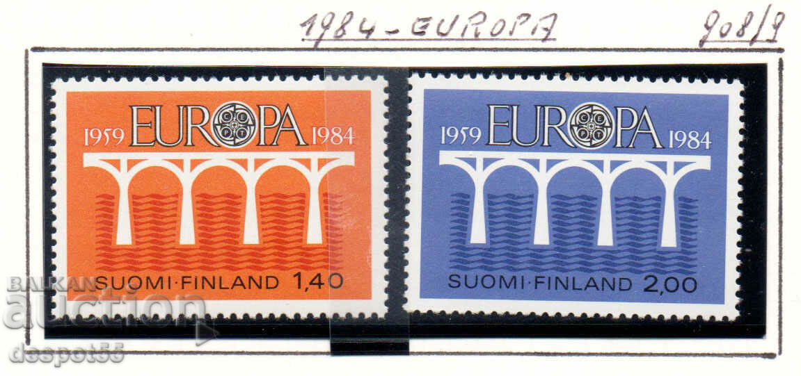 1984. Finland. Europe. Bridges - CEPT's 25th Anniversary.