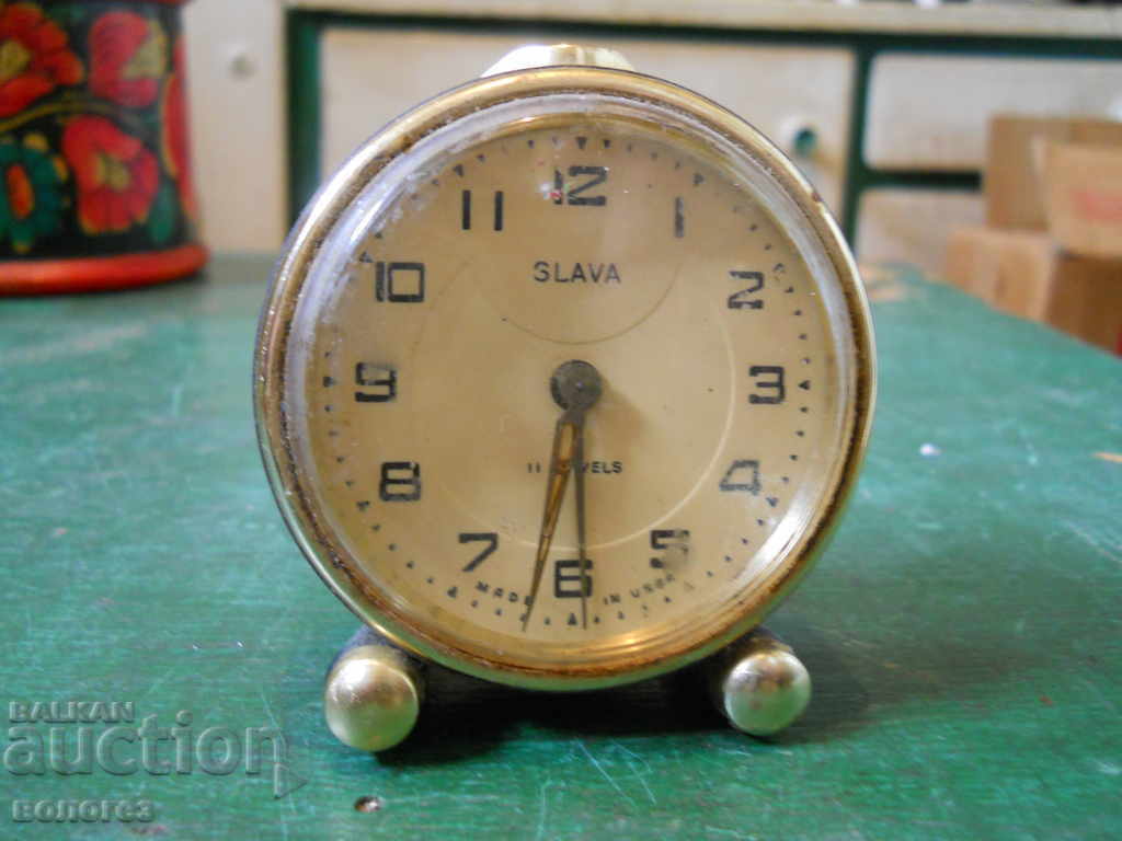 alarm clock "Slava" - works