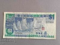 Банкнота - Сингапур - 1 долар | 1987г.