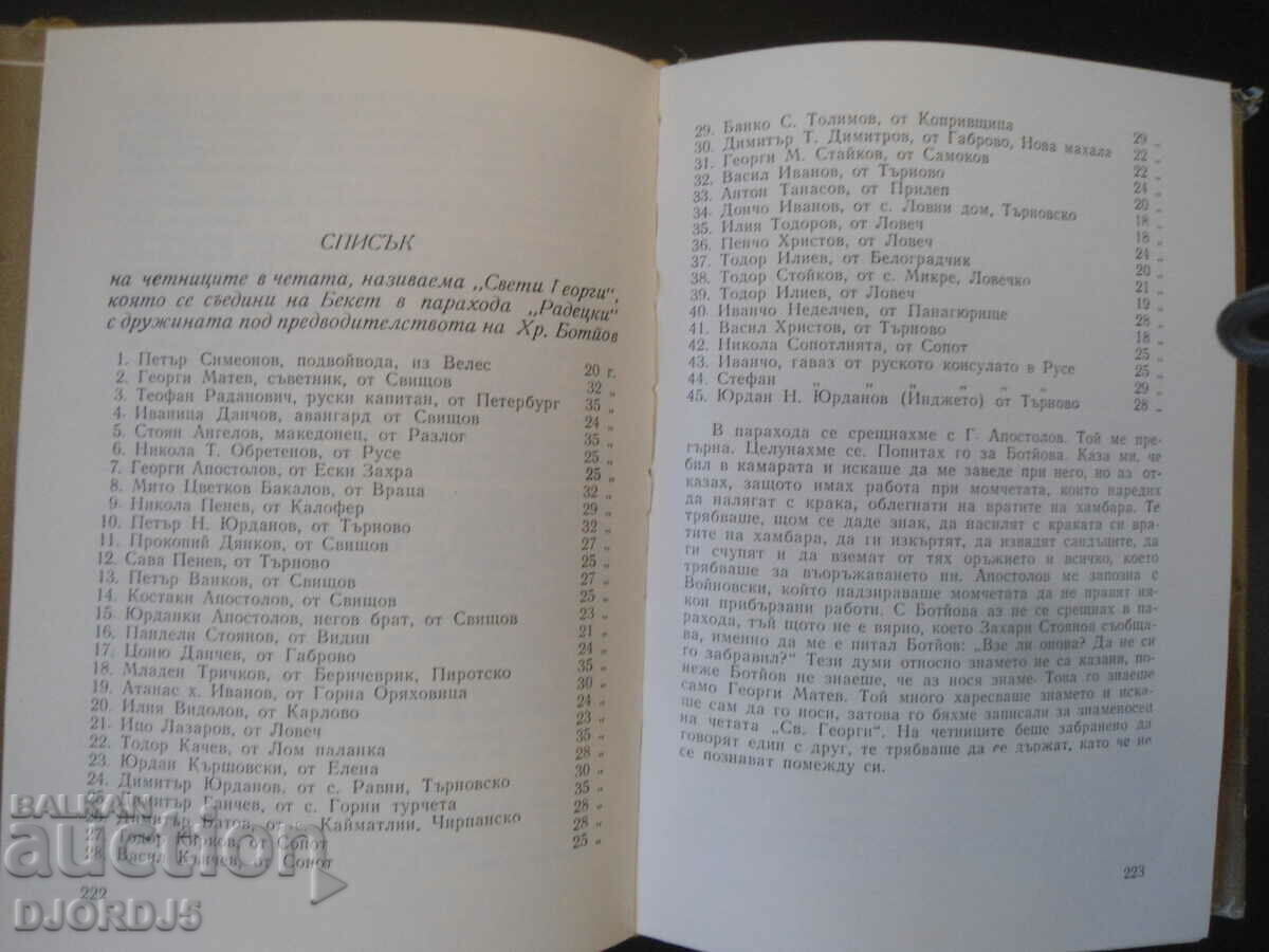 Delivery of Memories of the Bulgarian uprisings Delivery of Memories of the Bulgarian uprisings