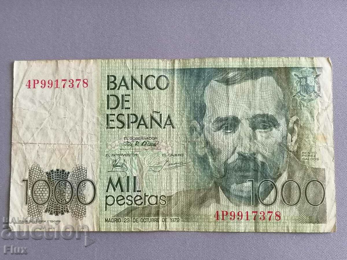 Bancnota - Spania - 1000 pesetas | 1979