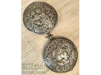 RENAISSANCE CHRISTMAS HAMMERED SILVER CUT PAFTS