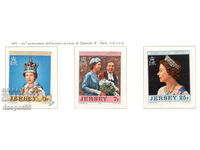 1977. Джърси - Великобритания. Коронацията на Елизабет II.