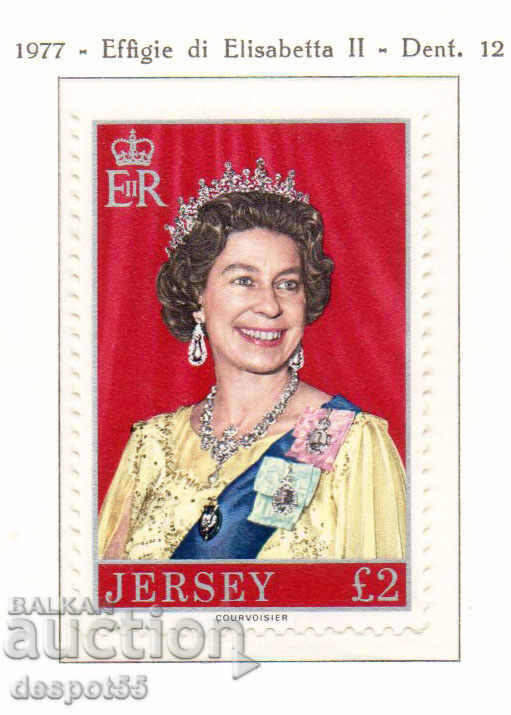 1977. Джърси - Великобритания. Кралица Елизабет II.