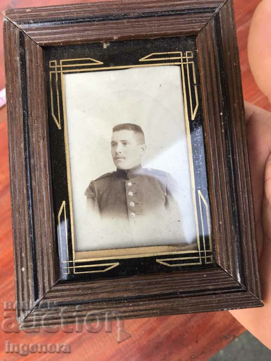 WOODEN GLASS FRAME FOR PHOTO OR PICTURE START. IN THE 20TH CENTURY with price 21.00 BGN | € 10.74