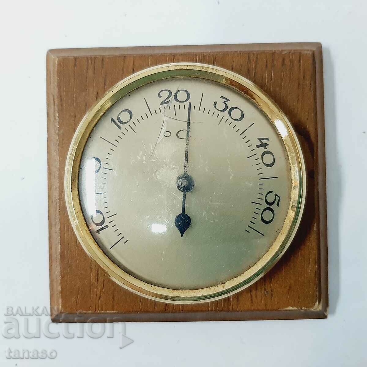 Παλαιό Στρογγυλό Μηχανικό Θερμόμετρο (12.3)