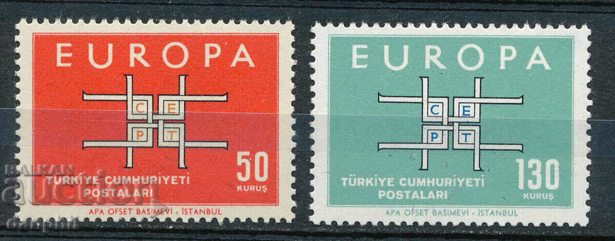 Turcia 1963 Europa CEPT (**) curat, netimbrat