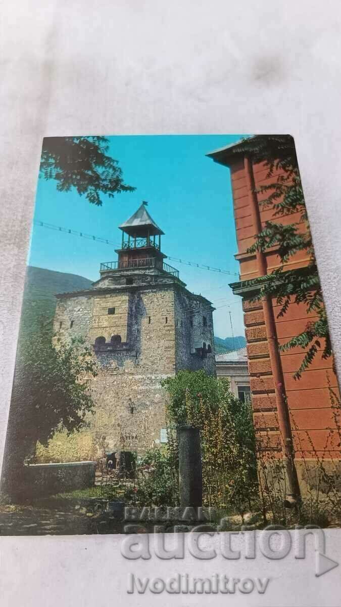 Пощенска картичка Враца Кулата на Мешчиите