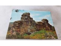 Пощенска картичка Преслав Развалини от крепостта 1980