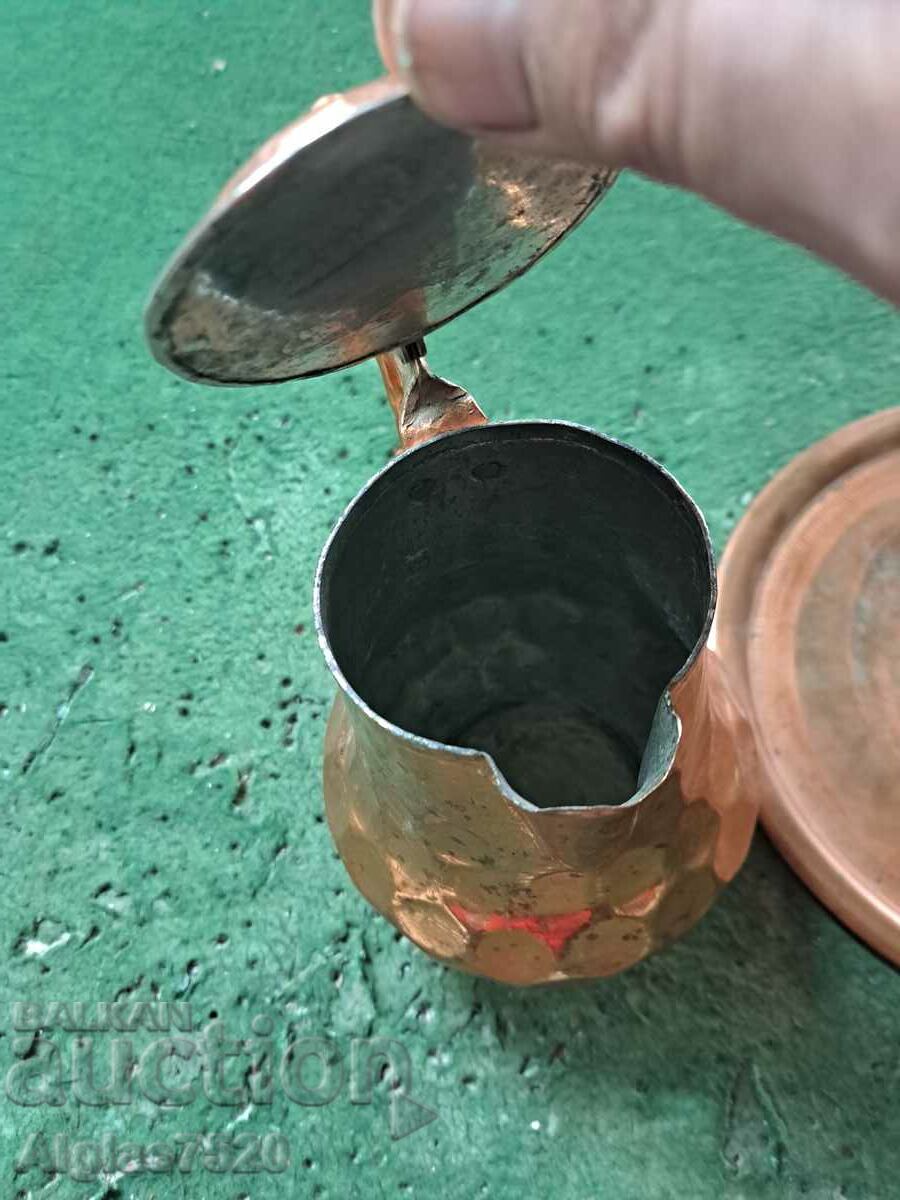 Copper jug with tray - 5 Copper jug with tray - 5