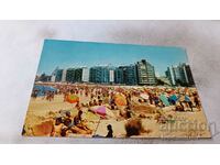 Montevideo Playa Pocitos 1965 postcard