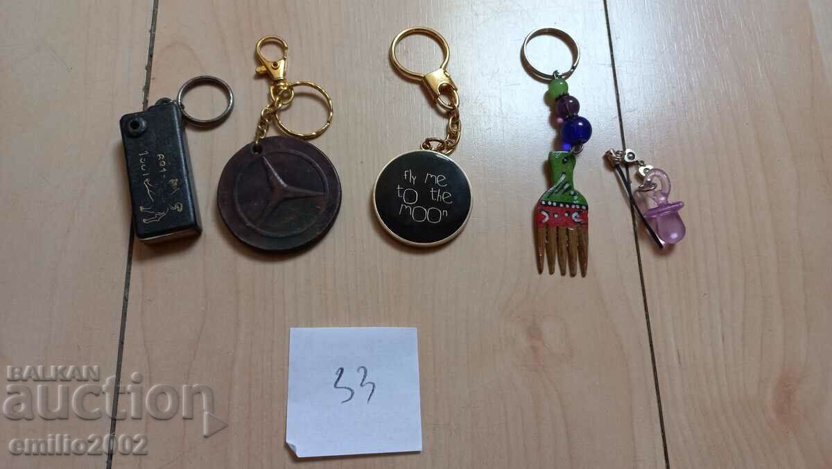 Lot of key chains 33