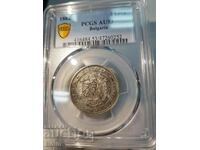 AU 53 - Княжеска монета 2 лв. 1882 г. сребро - PCGS