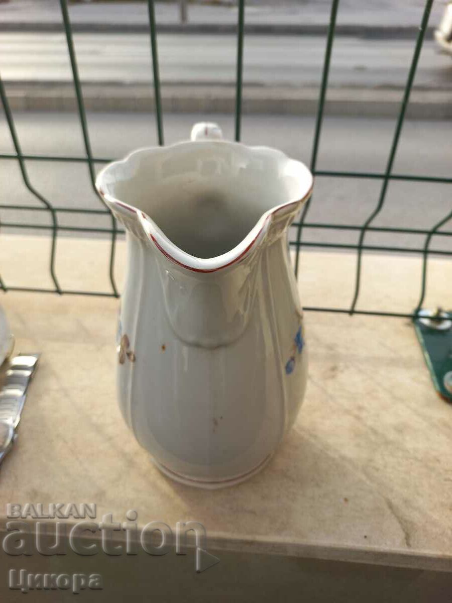 Auction OLD BULGARIAN PORCELAIN JUG Auction OLD BULGARIAN PORCELAIN JUG