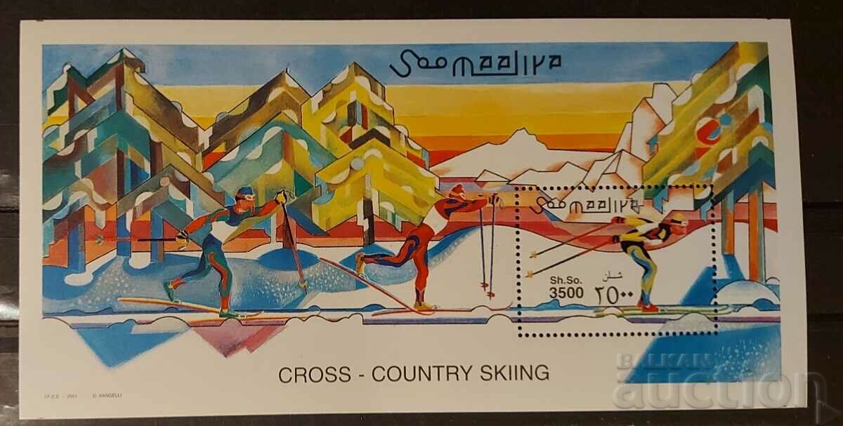 Сомалия 2001 Спорт/Ски бягане Блок 15 € MNH