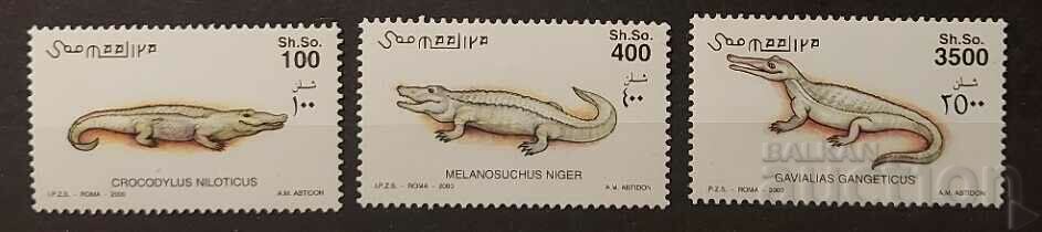 Somalia 2000 Fauna/Crocodile €13.25 MNH
