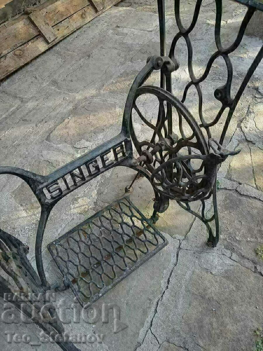 Old SINGER sewing machine stand
