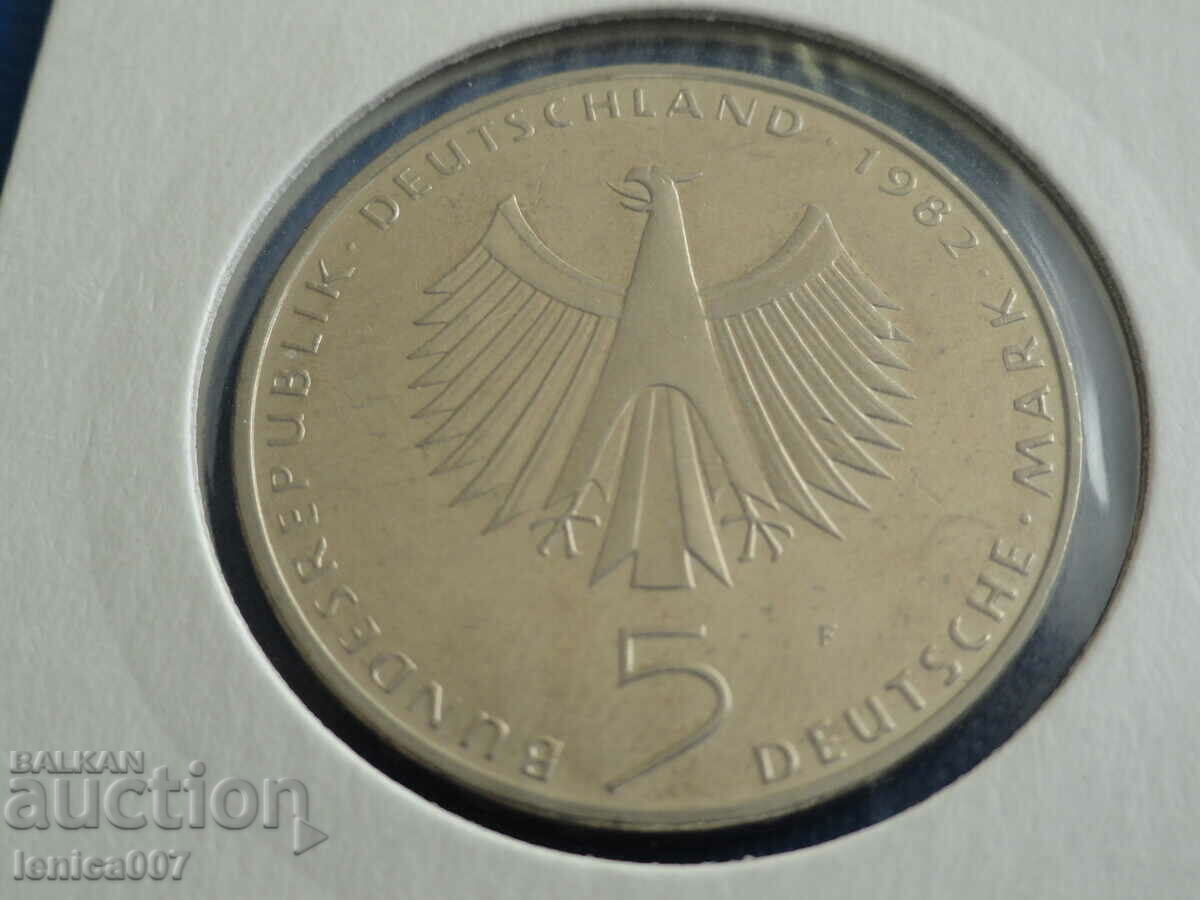 Germania 1982 - 5 timbre ''10y. Conferința Națiunilor Unite pentru Mediu - 6