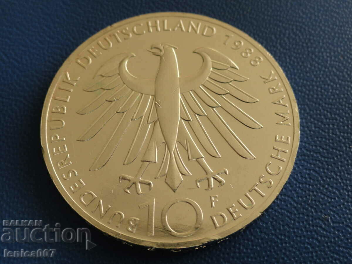 Germany 1988 - 10 stamps "100 years since the death of Carl Zeiss'' with price 30.00 BGN | € 15.34