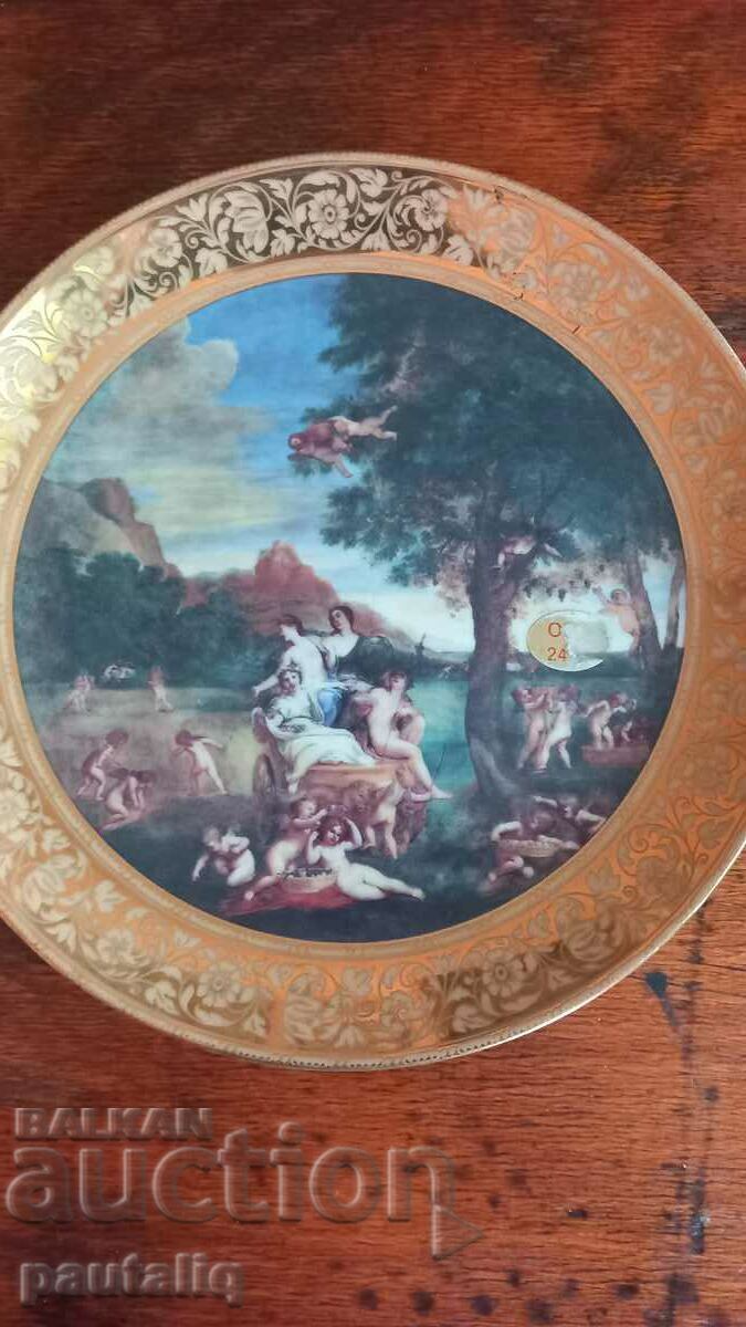 PORCELAIN PLATE FOR WALL LIMOGE