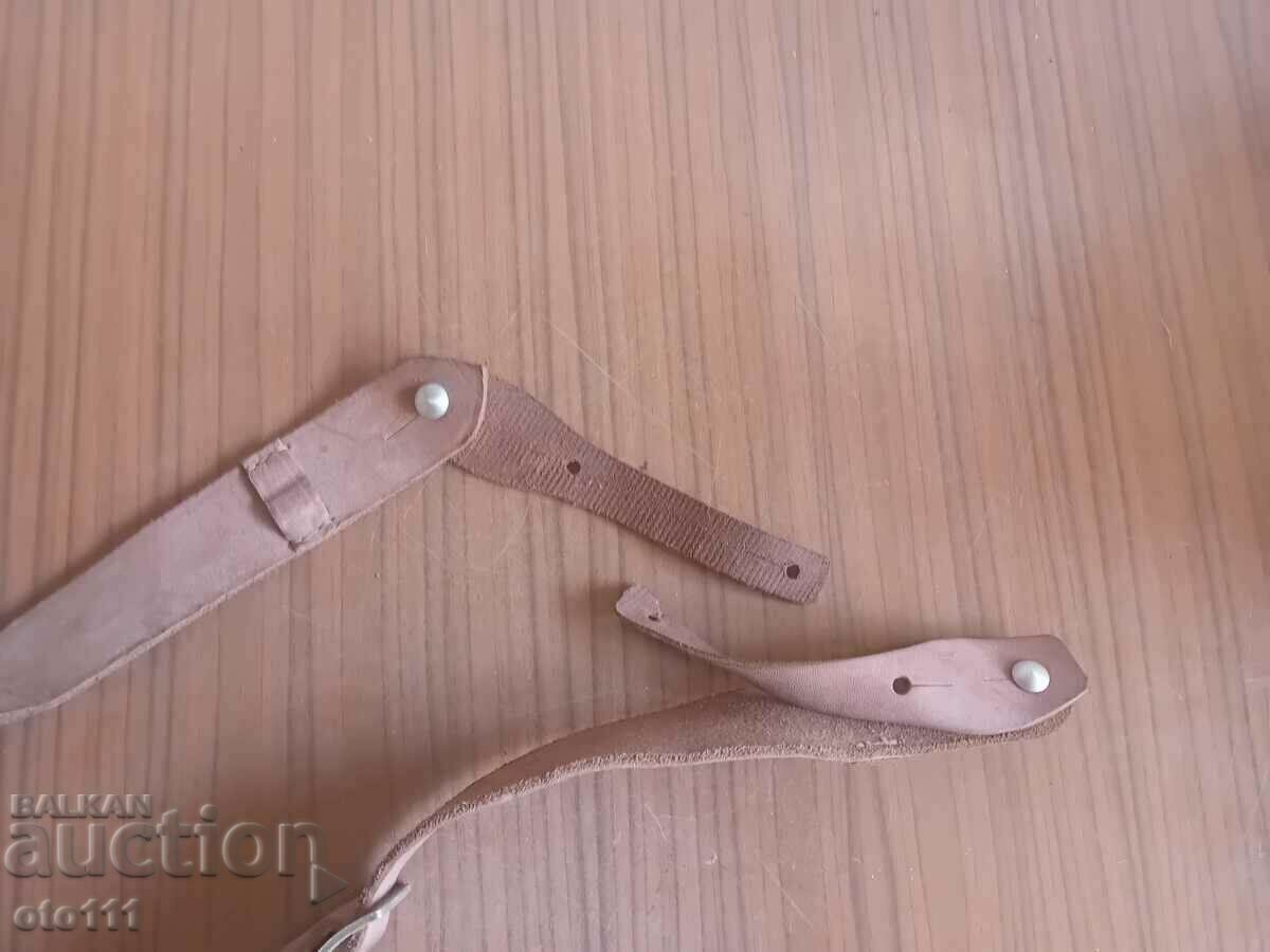 Auction OLD LEATHER STRAP, RIFLE STRAP Auction OLD LEATHER STRAP, RIFLE STRAP