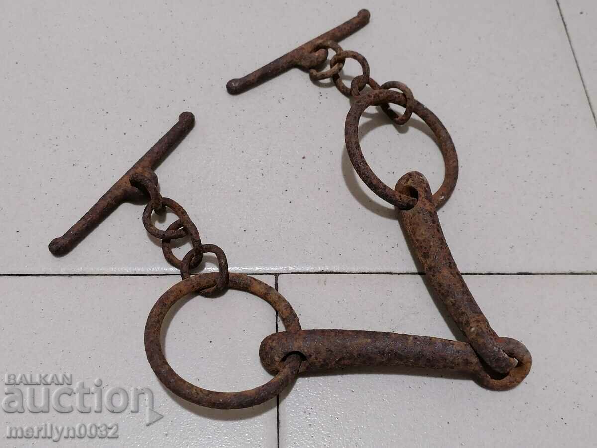 Delivery of Old hand forged bridle wrought iron bridle Delivery of Old hand forged bridle wrought iron bridle