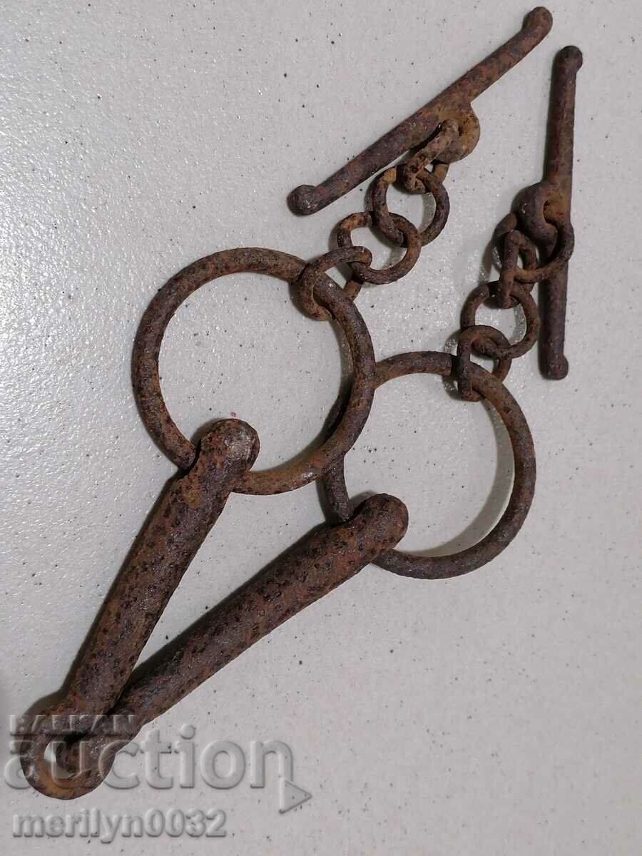 Old hand forged bridle wrought iron bridle - 6 Old hand forged bridle wrought iron bridle - 6