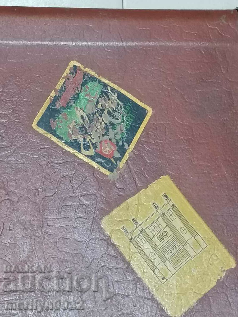 Old suitcase, bag, bag, briefcase from the 40s-50s of the twentieth century - 5 Old suitcase, bag, bag, briefcase from the 40s-50s of the twentieth century - 5