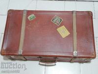 Old suitcase, bag, bag, briefcase from the 40s-50s of the twentieth century