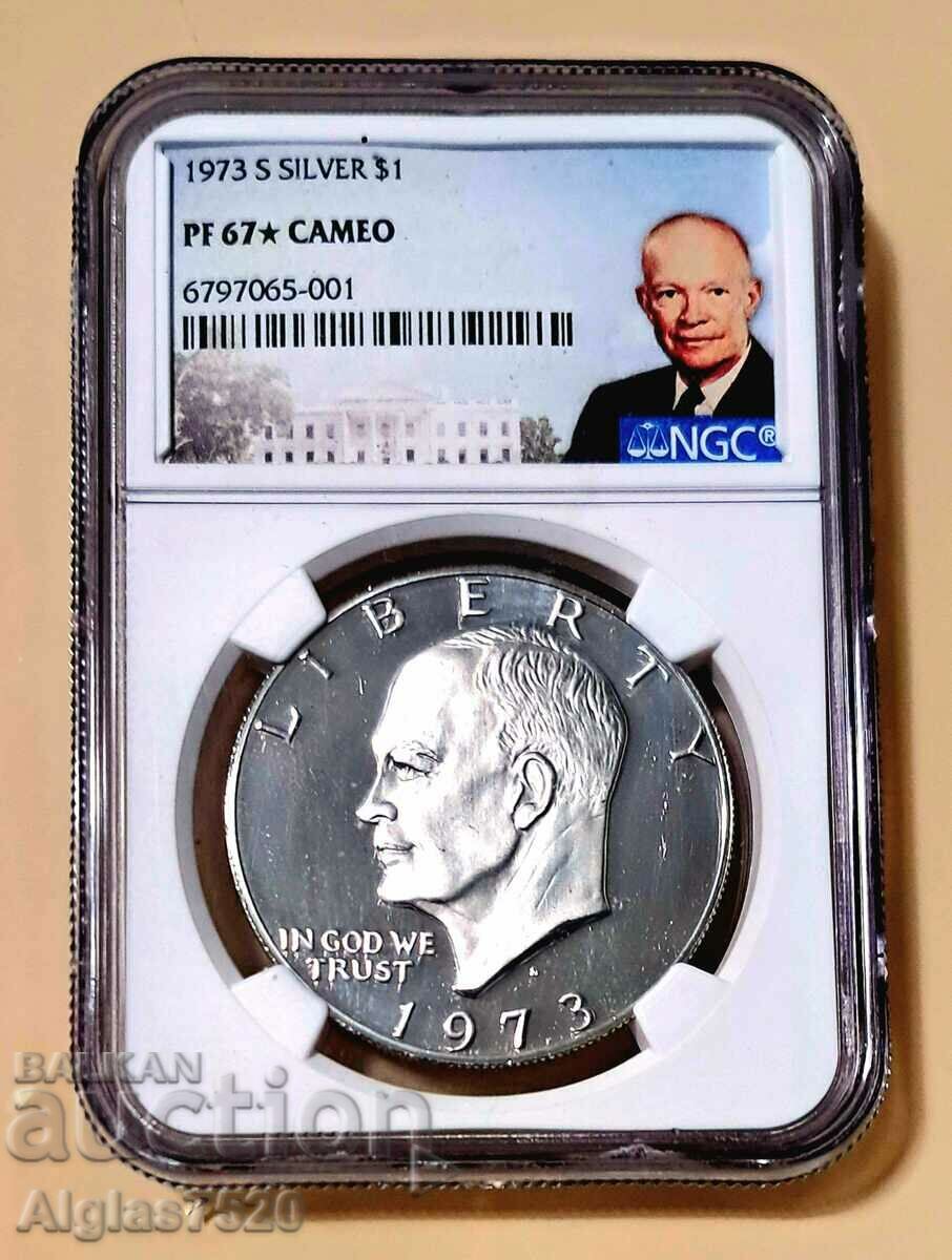 US Silver Dollar PF 67 Cameo