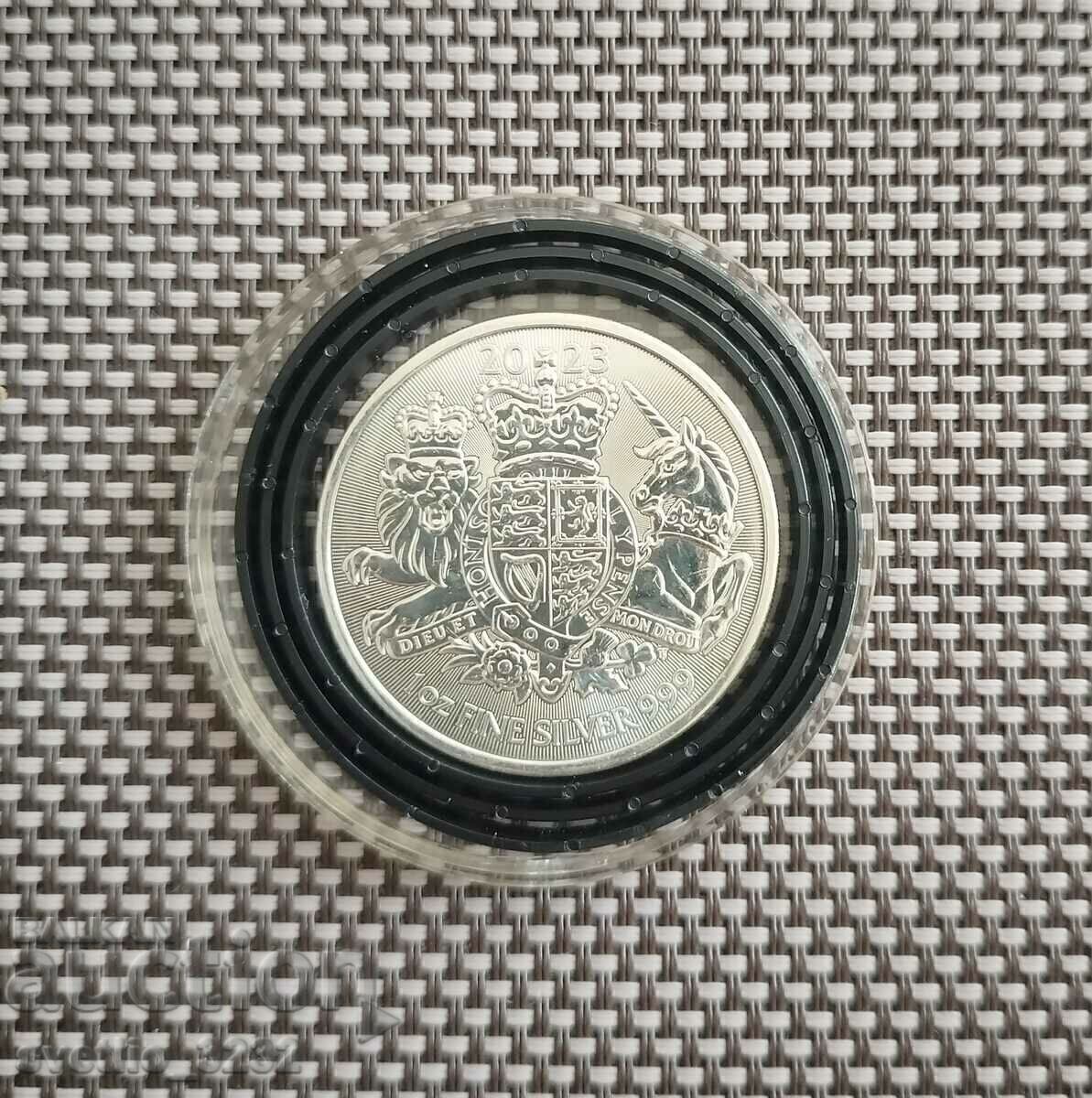 Сребро 1 OZ 2023 Чарлз Сребро 1 OZ 2023 Чарлз