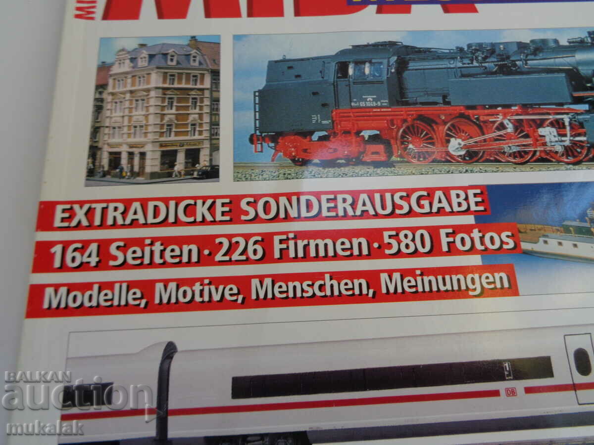 MIBA 1/87 H0 1999 CATALOG REVISTA MODEL MODEL TREN cu preț 10.00 BGN | € 5.11 MIBA 1/87 H0 1999 CATALOG REVISTA MODEL MODEL TREN cu preț 10.00 BGN | € 5.11