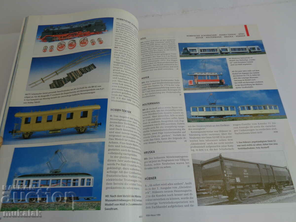Livrarea MIBA 1/87 H0 1999 CATALOG REVISTA MODEL MODEL TREN Livrarea MIBA 1/87 H0 1999 CATALOG REVISTA MODEL MODEL TREN