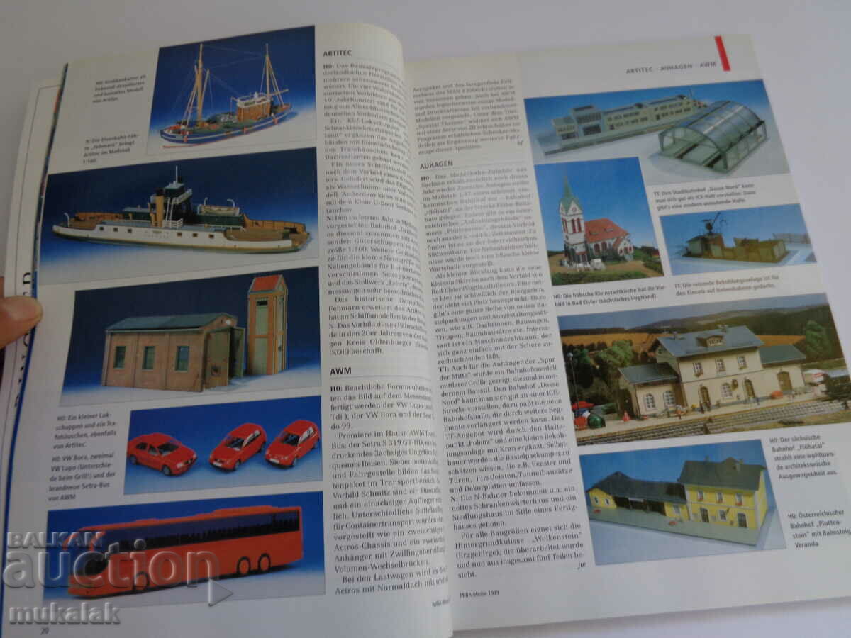 MIBA 1/87 H0 1999 CATALOG REVISTA MODEL MODEL TREN - 6 MIBA 1/87 H0 1999 CATALOG REVISTA MODEL MODEL TREN - 6