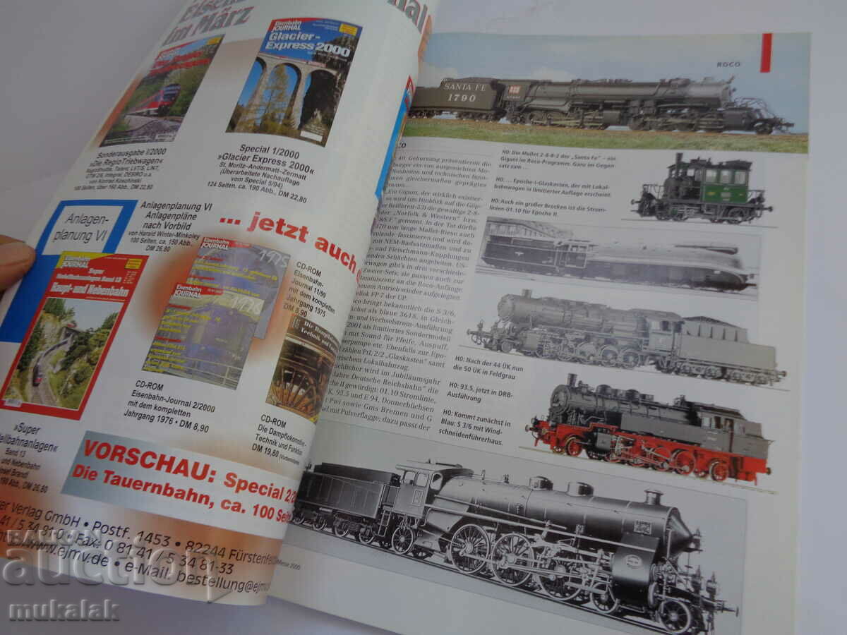 Auction MIBA 1/87 H0 2000 MAGAZINE CATALOG MODEL MODELING RAILWAY TRAIN Auction MIBA 1/87 H0 2000 MAGAZINE CATALOG MODEL MODELING RAILWAY TRAIN