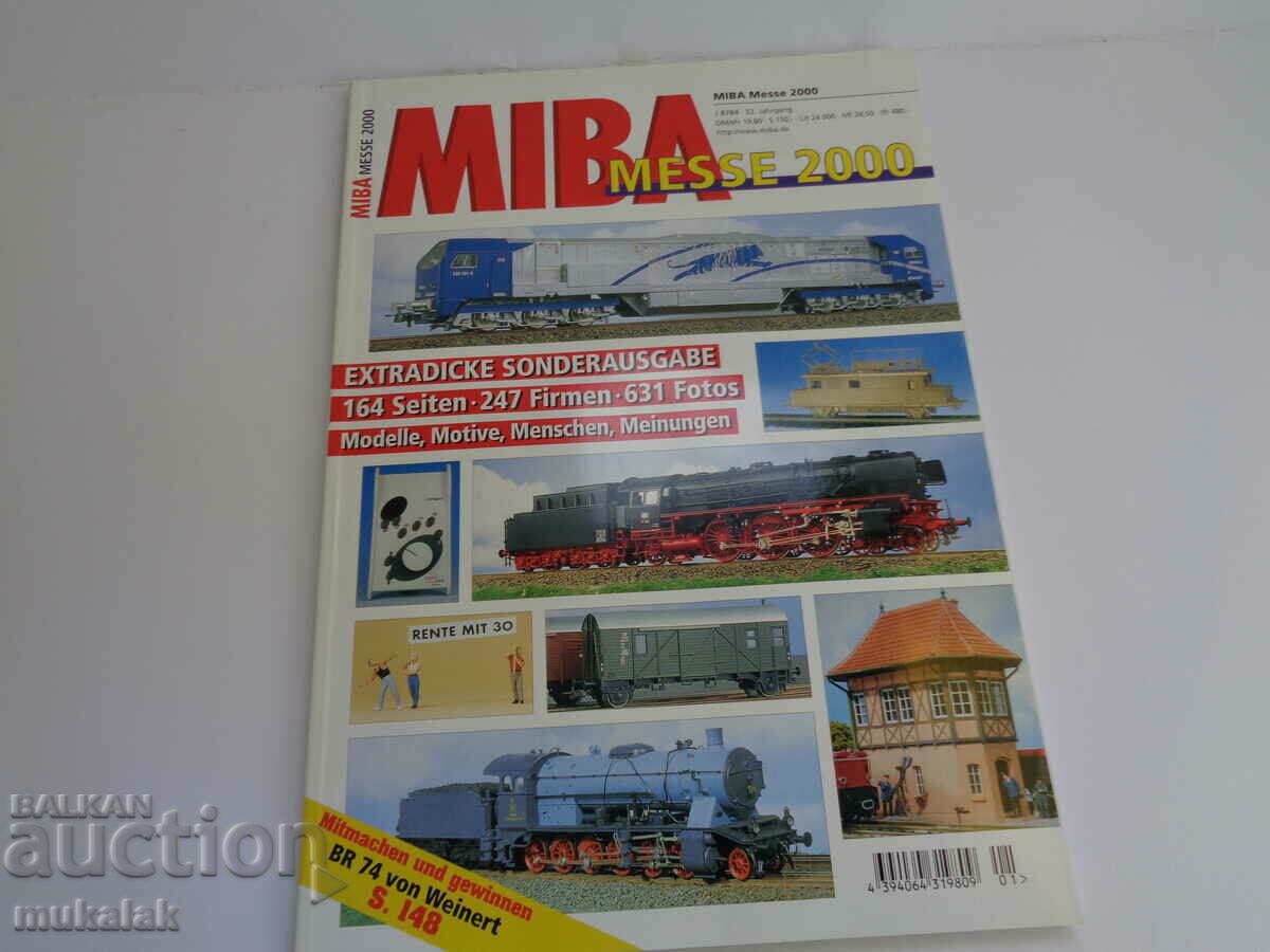 MIBA 1/87 H0 2000 MAGAZINE CATALOG MODEL MODELING RAILWAY TRAIN
